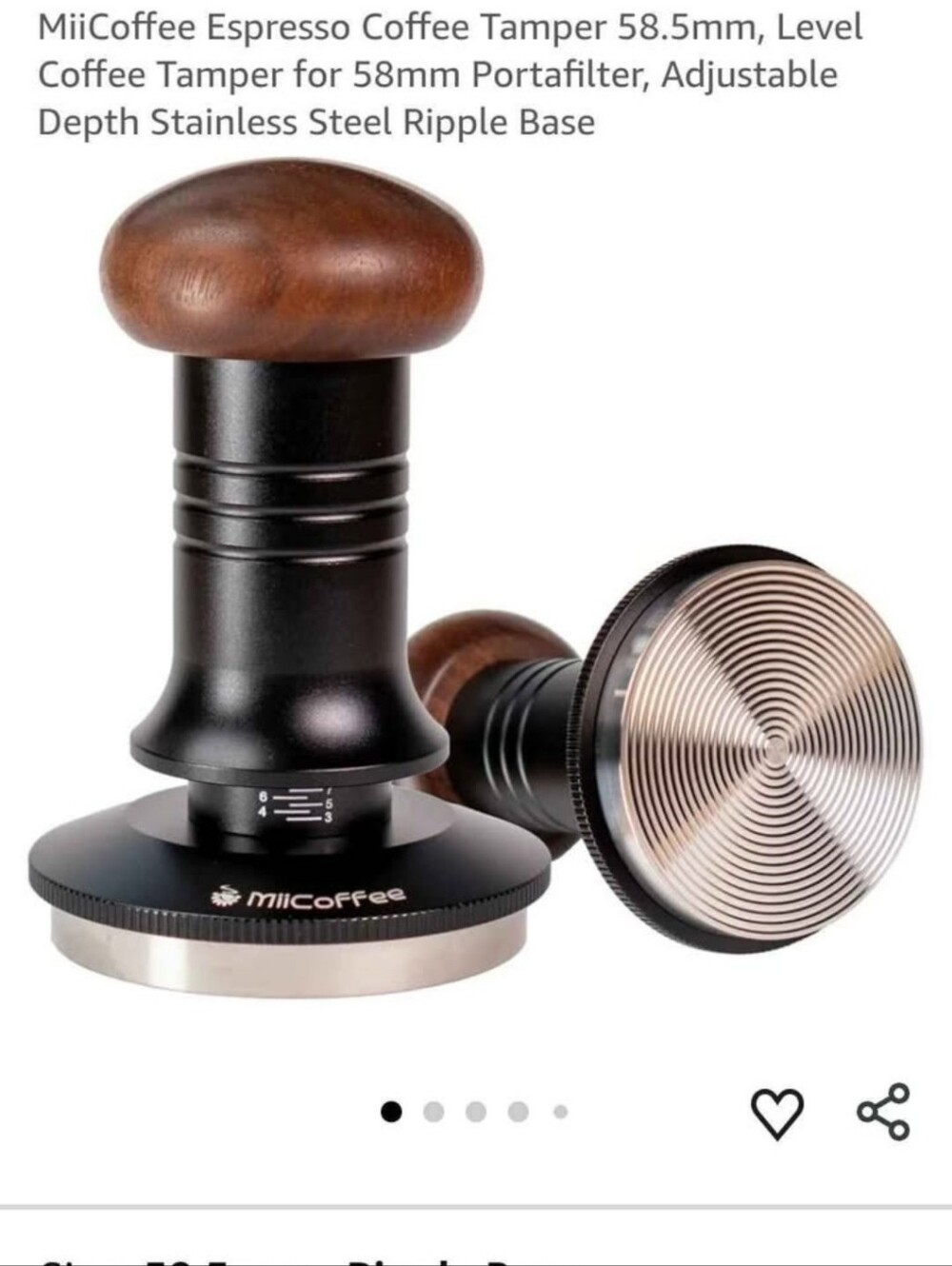 MiiCoffee Tamper 58.5